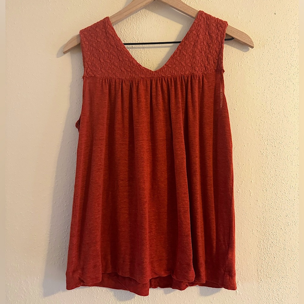 Rachel Ashwell Linen Blend Tank